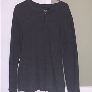 Men’s dark grey thermal shirt